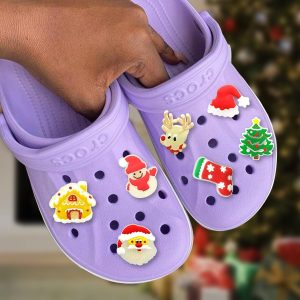 Świąteczne świecące zawieszki do butów (7 sztuk) | SHINETAGS