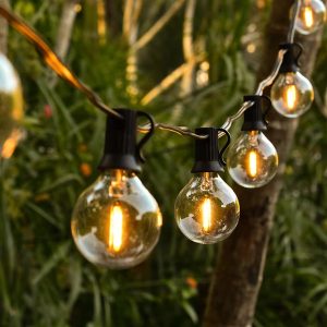 Łańcuch świetlny G40 Globe - 25 żarówek, 7,5 m, rozszerzalny | YARDBULBS